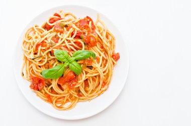 Spagetti whit domates sosu.
