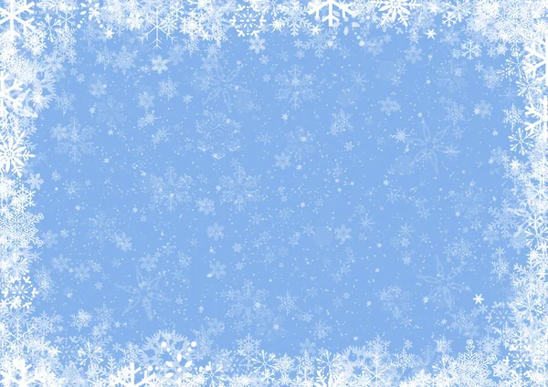 Snowflakes with space for text or image — Stock Photo, Image