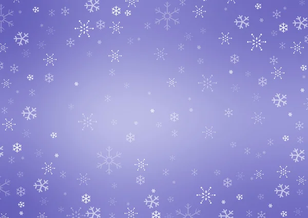 Winter background with snowflakes — Stock Photo, Image