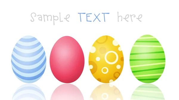 Illustration of easter eggs — Stock Photo, Image