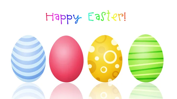Illusztráció: húsvéti tojás — Stock Fotó