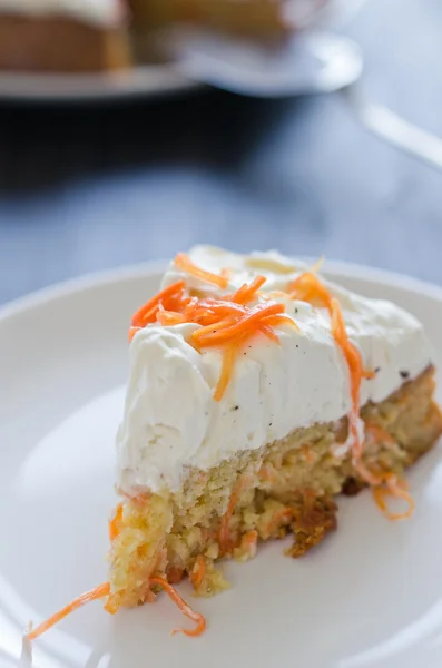 Piece of Carrot Cake — Stock Photo, Image