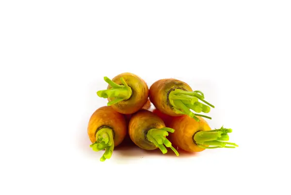Las zanahorias aisladas sobre un fondo blanco — Foto de Stock