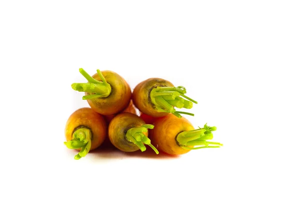 Τα καρότα που απομονώνονται σε λευκό φόντο — Φωτογραφία Αρχείου