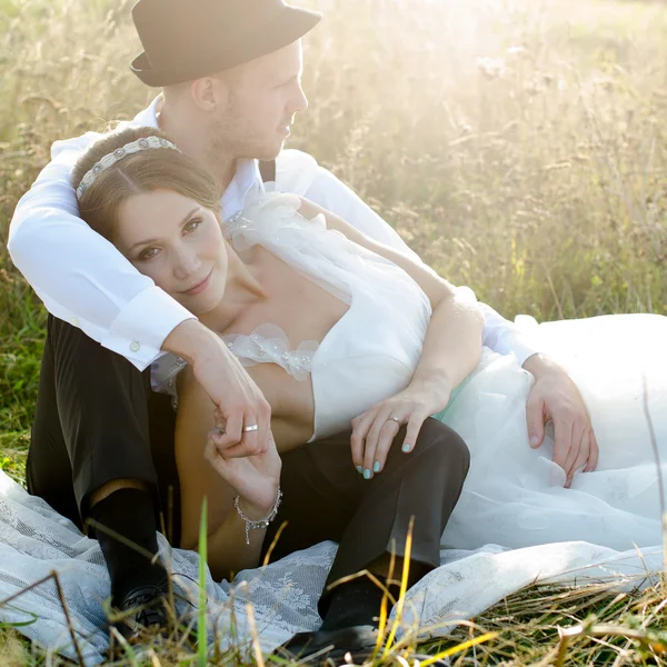 Weinhochzeit — Stockfoto