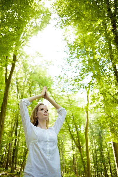 Yogastil Stockbild