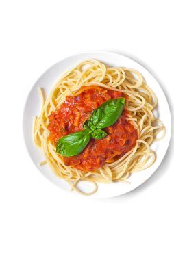 Spagetti whit domates sosu.