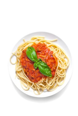 Spagetti whit domates sosu.