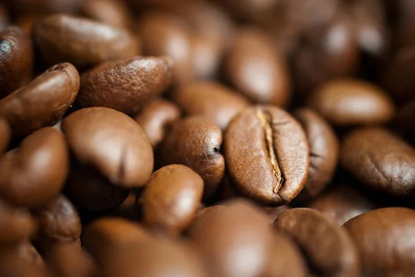 Brown coffee, background texture, close-up — Stock Photo, Image