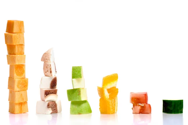 Fruit diagram — Stock Photo, Image