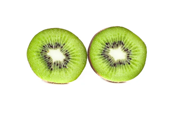 Kiwi บนพื้นหลังสีขาว — ภาพถ่ายสต็อก