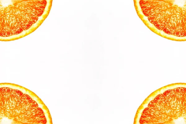Orangefarbener Kreis — Stockfoto