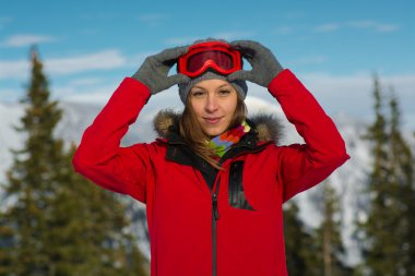 Spor kadın Kayak gözlüğü