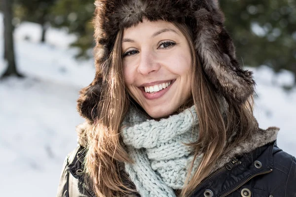 Winter woman — Stock Photo, Image