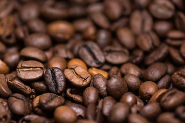 Kavrulmuş kahve çekirdeği.