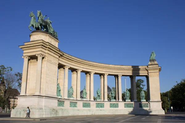 Ein Platz, der den ungarischen Königen gewidmet ist. — Stockfoto