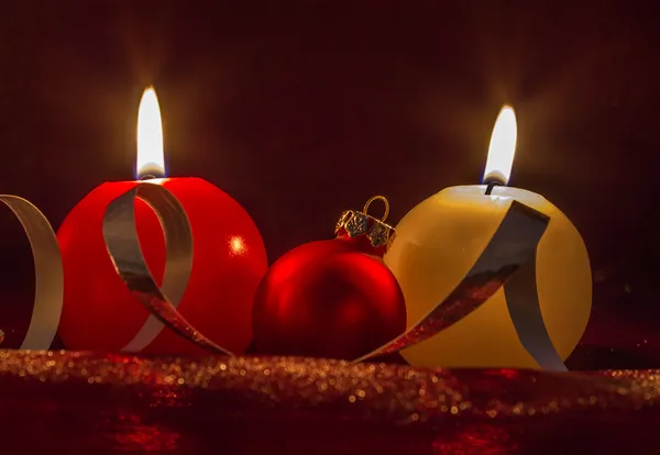 Xmas Candle — Stock Photo, Image