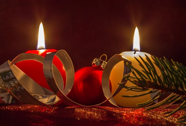 Xmas Candle — Stock Photo, Image