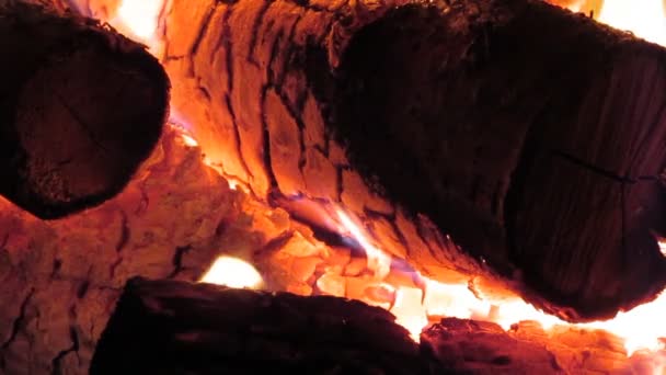 暖炉のシーン — ストック動画