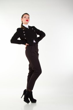 Takım elbiseli kadın