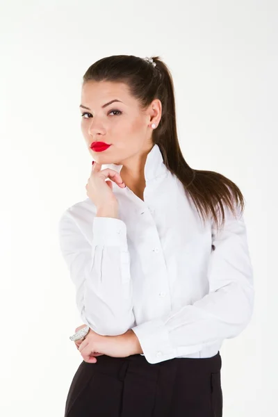 Mujer de traje — Foto de Stock