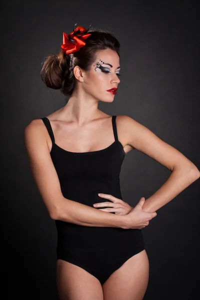 Mujer con maquillaje de moda —  Fotos de Stock