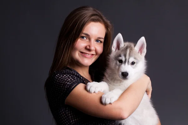 Husky puppy — Stock Photo, Image