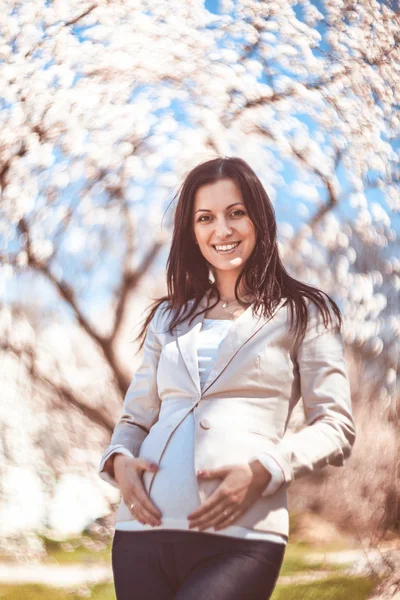 Mujer embarazada. — Foto de Stock