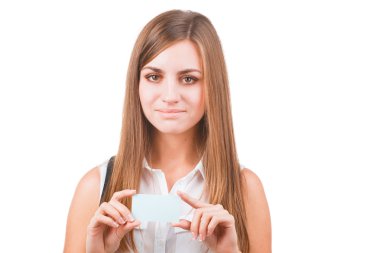 Kartvizit çekici kadın