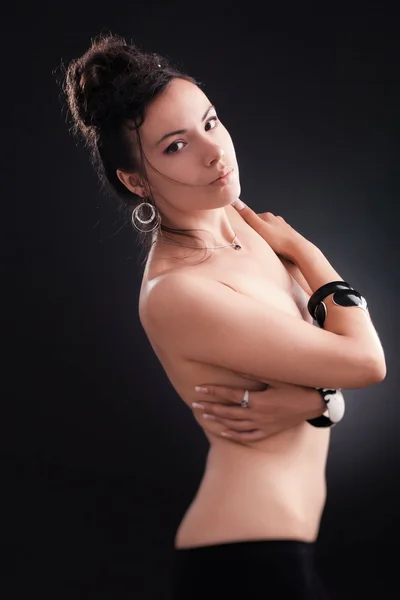 Sexy donna bruna — Foto Stock