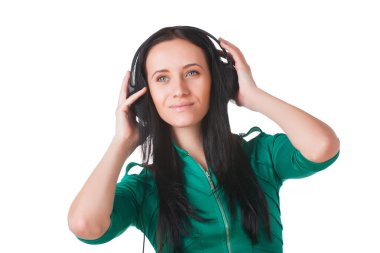 Kulaklıklı kız.