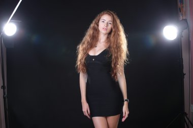 güzel bir kadın modelleme