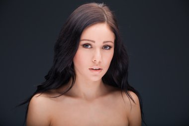 Güzel kadın yüzü