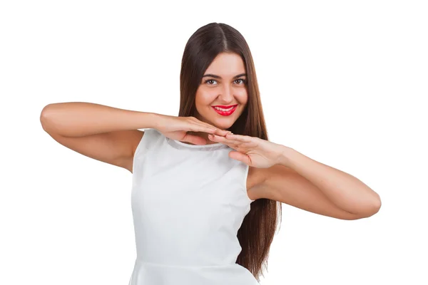 Hermosa joven mujer — Foto de Stock