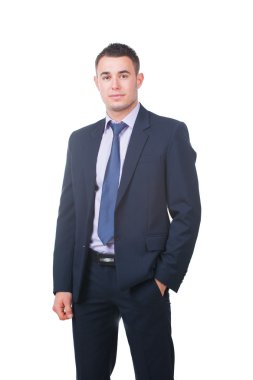 Kendine güvenen işadamı
