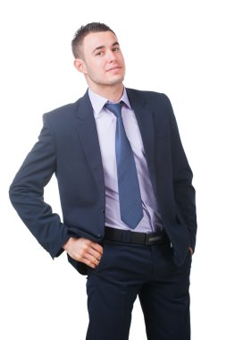 Kendine güvenen işadamı