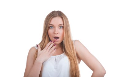 şaşırmış kadın