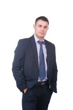 Kendine güvenen işadamı