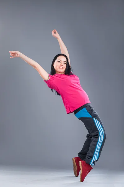 Jonge vrouw danser poseren — Stockfoto