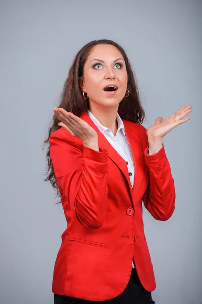 Suprised Business woman — Stock Photo, Image
