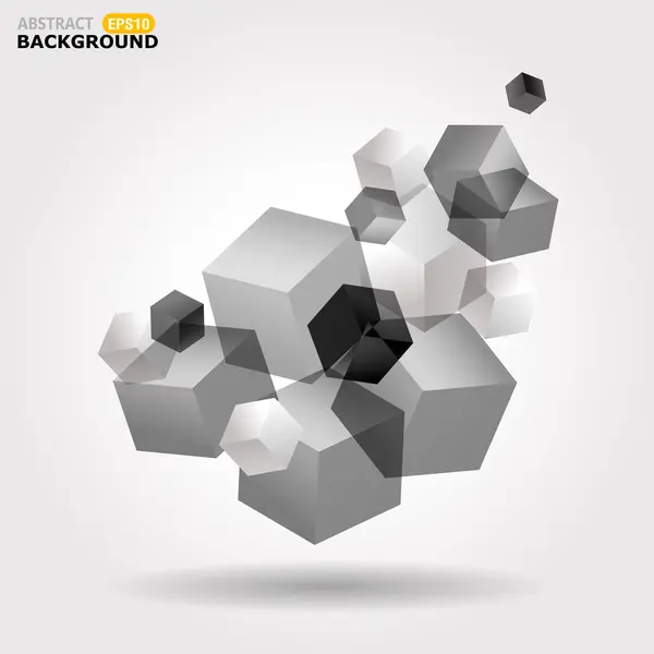 soyut küpleri arka plan