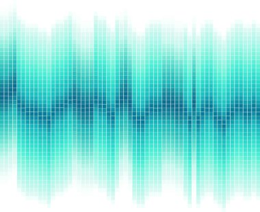 Mavi dalga dijital veri arka plan