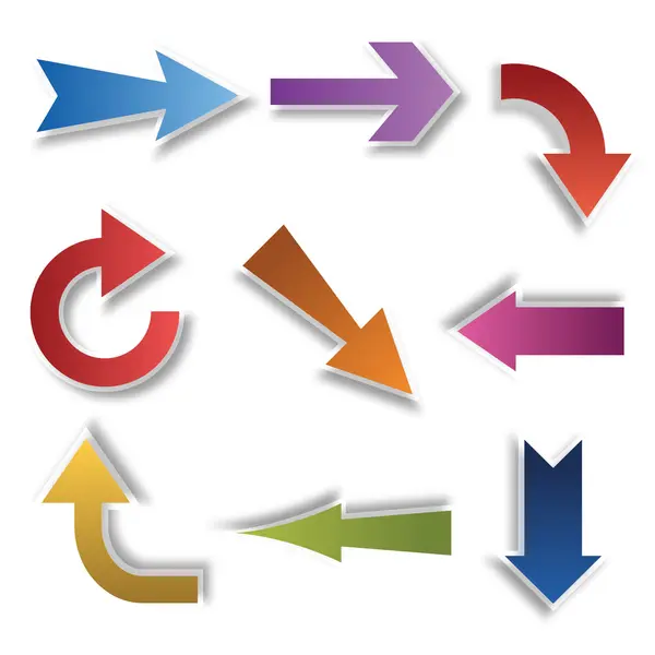 Tasarım için Vector ok