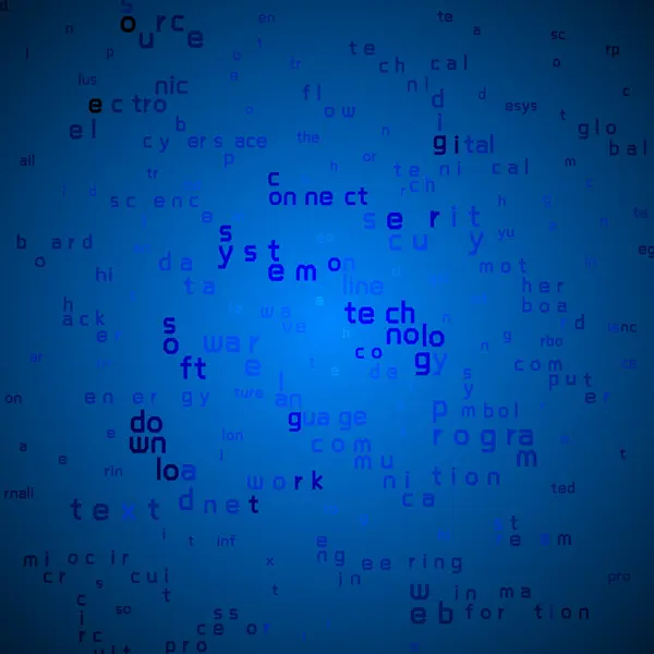 Mavi bilgisayar veri akışı kavramı arka plan