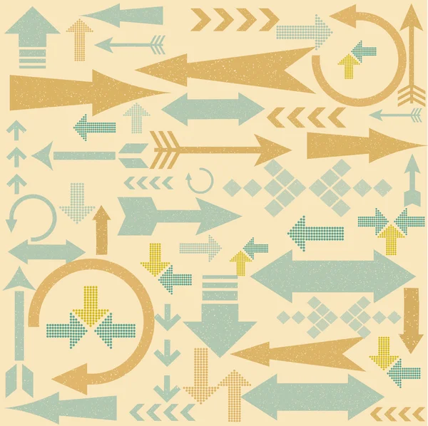 Vintage okları düzeni