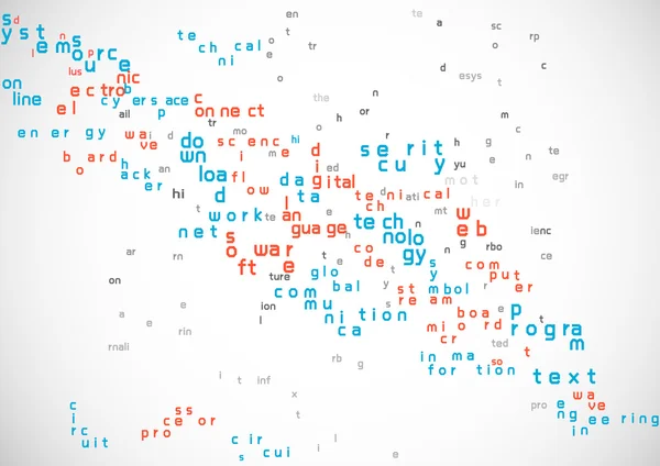 mavi ve kırmızı bilgisayar veri akışı kavramı arka plan