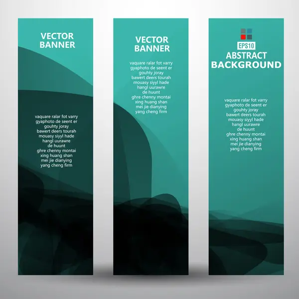 Abstract pattern banner background