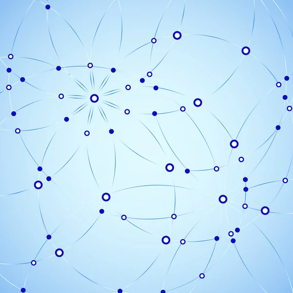 Mavi tasarlamak vektör teknolojik altyapı