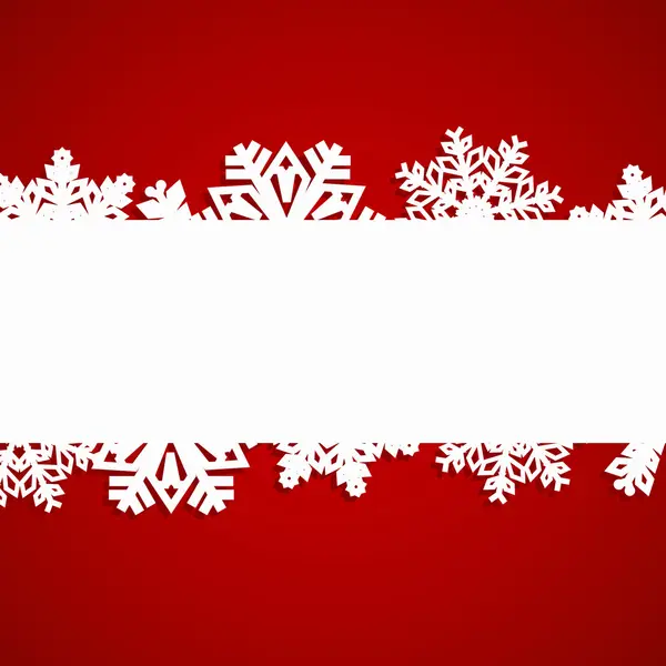 Red snowflakes pattern Christmas background