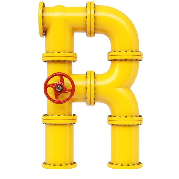 Alphabet R letter — Stock Photo, Image